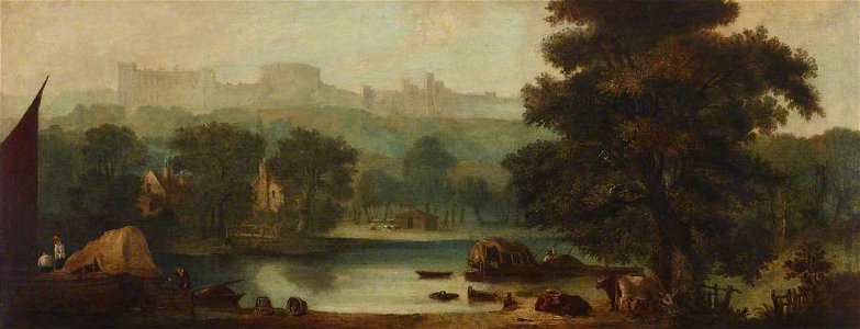 Herbert Pugh (c.1735-1788) - View of Windsor Castle from the River - 515629 - National Trust