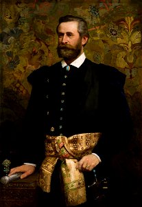 Henryk Siemiradzki - Portrait of Ludwik Wodzicki (1834–1894), Marhal of the Galician Seym - MNK II-a-530 - National Museum Kraków