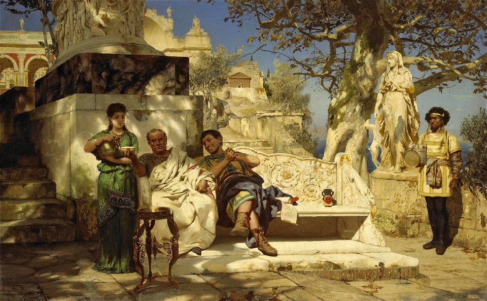 Henryk Siemiradzki - Sjesta patrycjusza