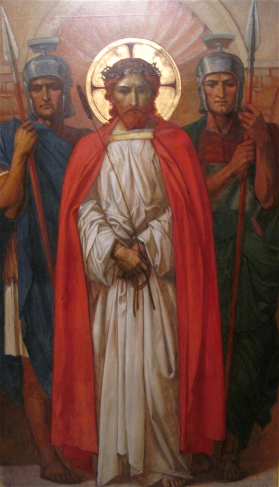 Henry Thomas Bosdet painting of Jesus before his crucifixion 3