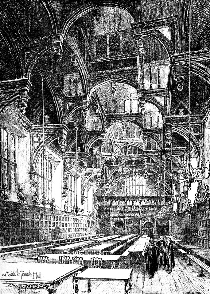 Herbert Railton - Middle Temple Hall (modified)