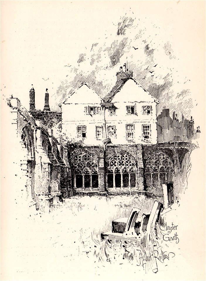 Herbert Railton Cloister Garth A Brief Account of Westminster Abbey 1894