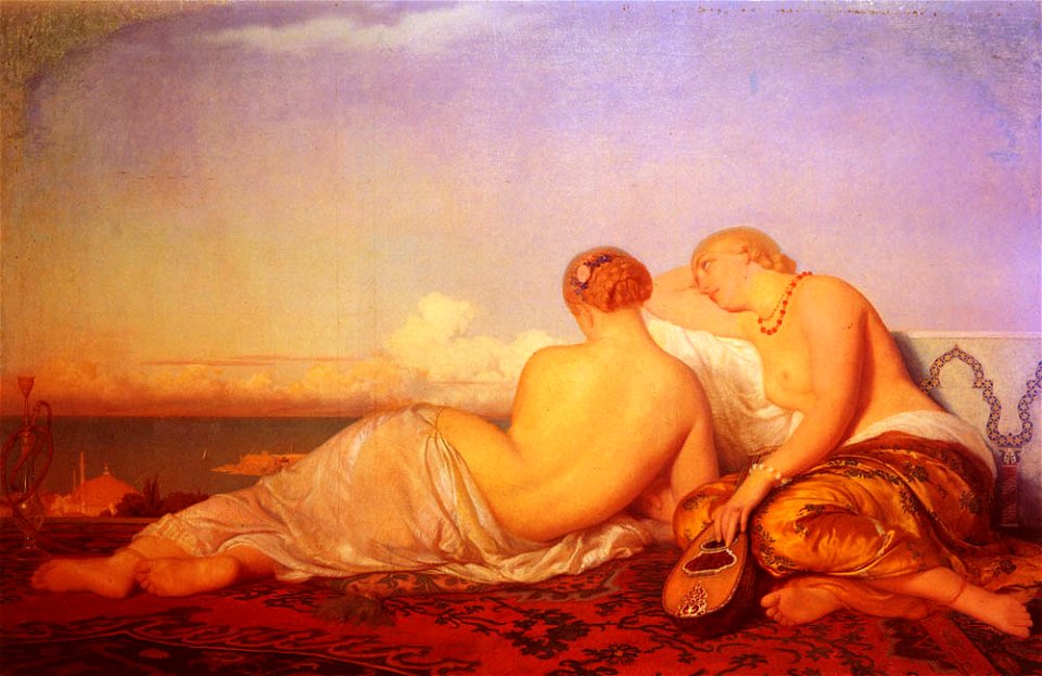 Herbert - Two Odalisques Contemplating The Bosphorus