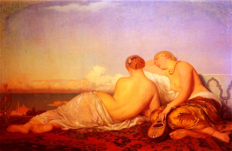 Herbert - Two Odalisques Contemplating The Bosphorus