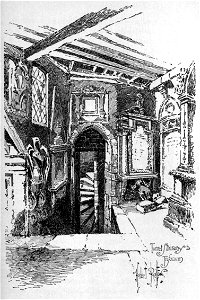 Herbert Railton - Turret Stairway to Triforium
