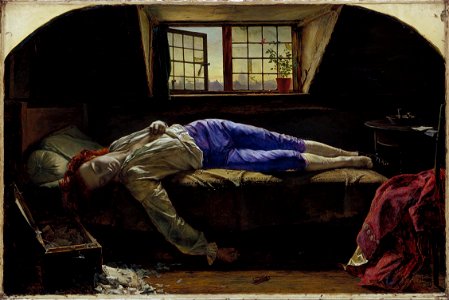 Henry Wallis - Chatterton - Google Art Project. Free illustration for personal and commercial use.