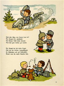 Herbert Rikli (1880-1939) - Hurra! Ein Kriegs-Bilderbuch - Stuttgart Loewes Verlag 1915 - WW1 German war propaganda 15