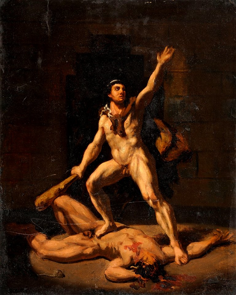 Heracles and Cacus French 19th century