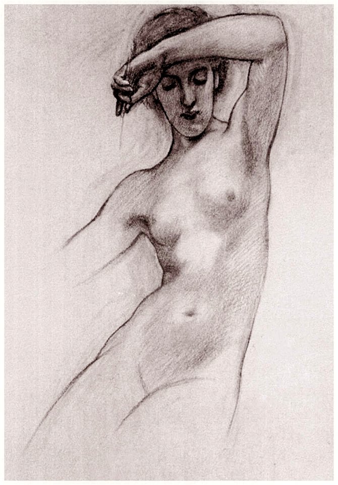 Herbert James Draper, Study for Prospero