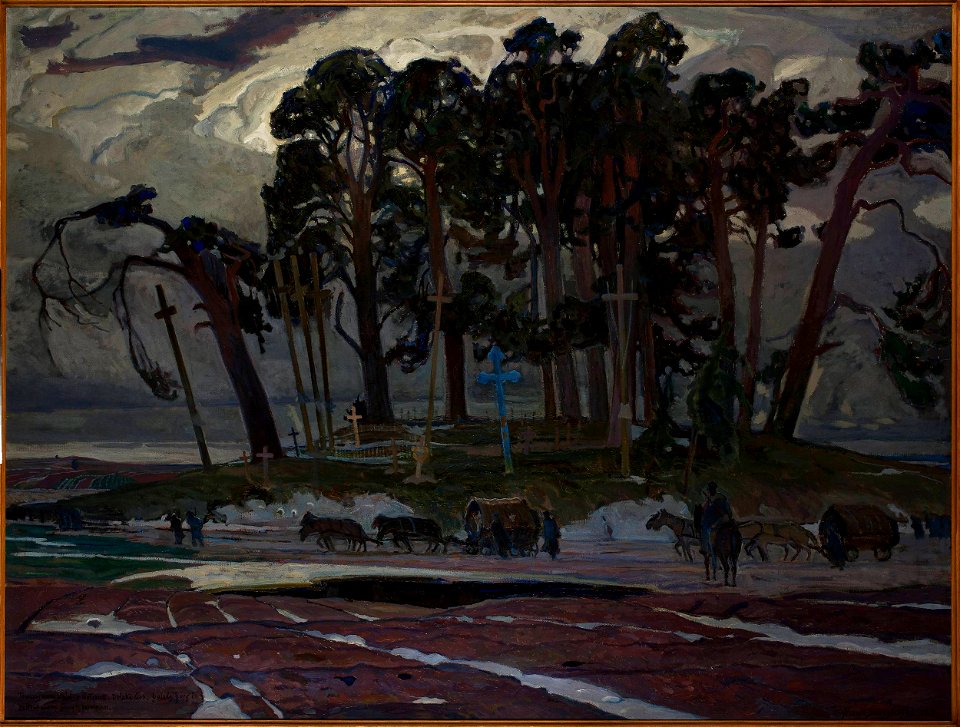 Henryk Szczygliński - Along the old route of our forefathers - MP 2268 MNW - National Museum in Warsaw