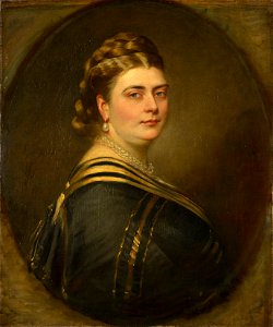 Henry Weigall (1829-1925) - Princess Mary Adelaide, Duchess of Teck (1833-1897) - RCIN 407122 - Royal Collection
