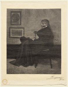 Henry Wolf (American, 1852-1916) - Thomas Carlyle - 1940.821 - Cleveland Museum of Art