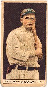 Herbert Northen, Brooklyn Dodgers, baseball card portrait LCCN2008677448