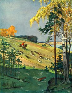 Henryk Weyssenhoff - illustration from Soból i panna after p224