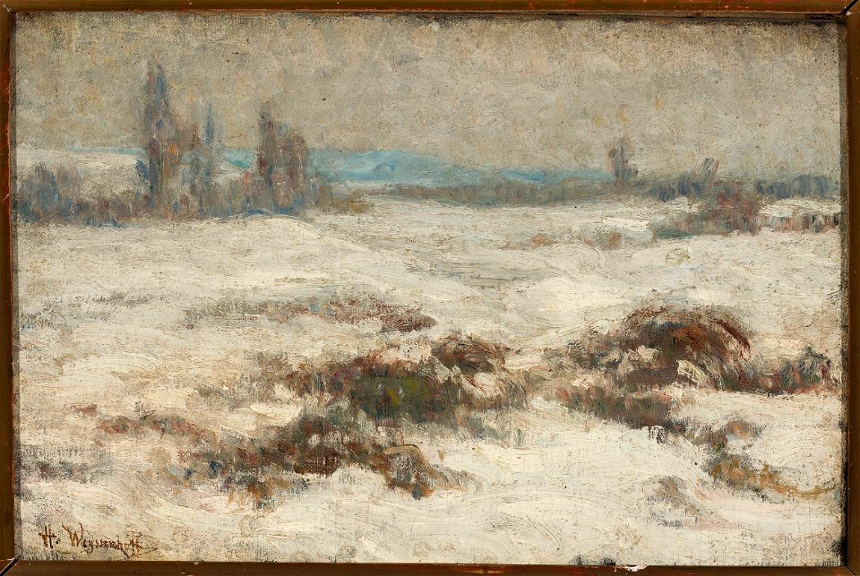 Henryk Weyssenhoff - Winter landscape - MP 1336 MNW - National Museum in Warsaw