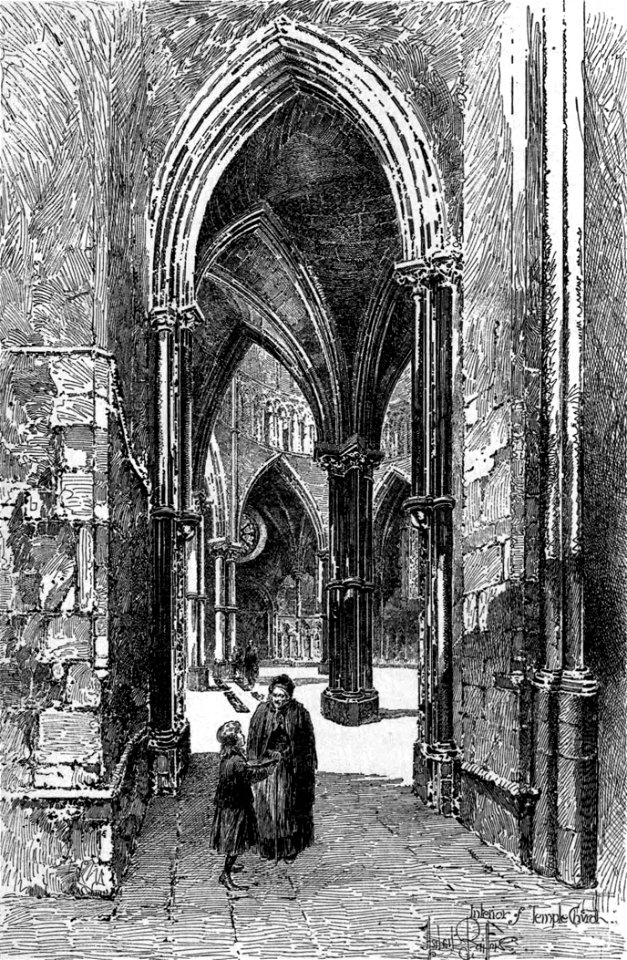 Herbert Railton - Interior of Temple Church