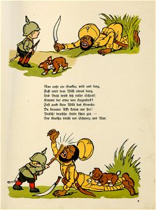 Herbert Rikli (1880-1939) - Hurra! Ein Kriegs-Bilderbuch - Stuttgart Loewes Verlag 1915 - WW1 German war propaganda 10