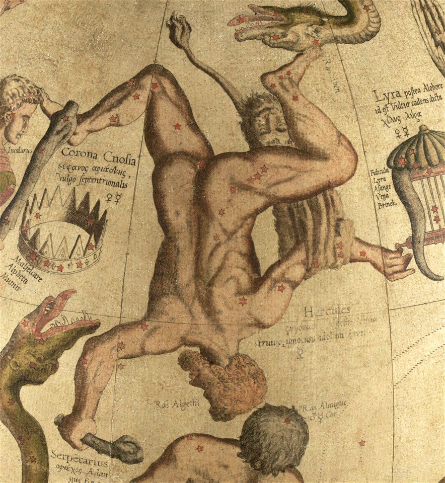 Hercules et Corona Borealis - Mercator