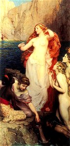 Herbert James Draper, The Pearls of Aphrodite