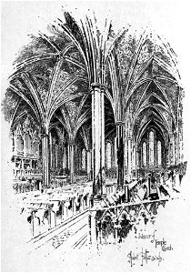 Herbert Railton - Interior of Temple Church 2