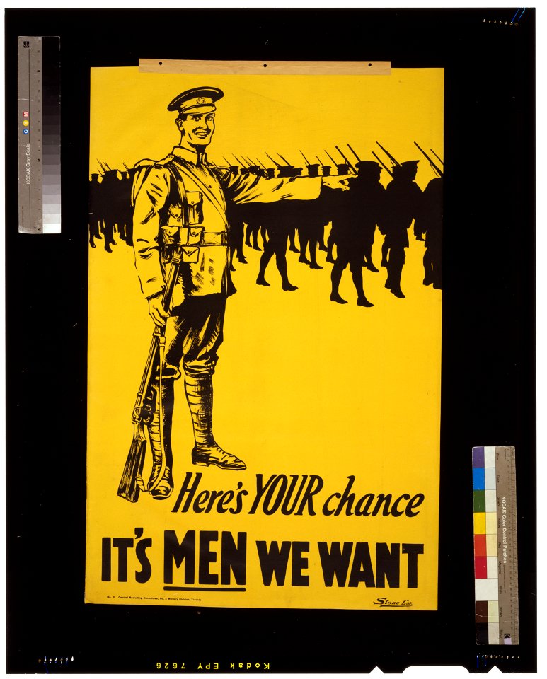 Here's your chance. It's men we want - Stone Ltd. LCCN2005695788