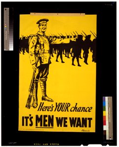Here's your chance. It's men we want - Stone Ltd. LCCN2005695788