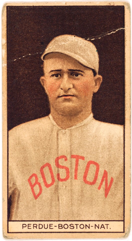 Herbert Perdue, Boston Braves, baseball card portrait LCCN2008677958