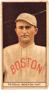 Herbert Perdue, Boston Braves, baseball card portrait LCCN2008677958
