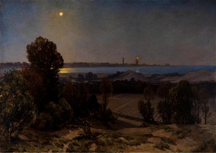 Herbert Hughes-Stanton-The Cemetery, Pas de Calais CWM 19710261-0684
