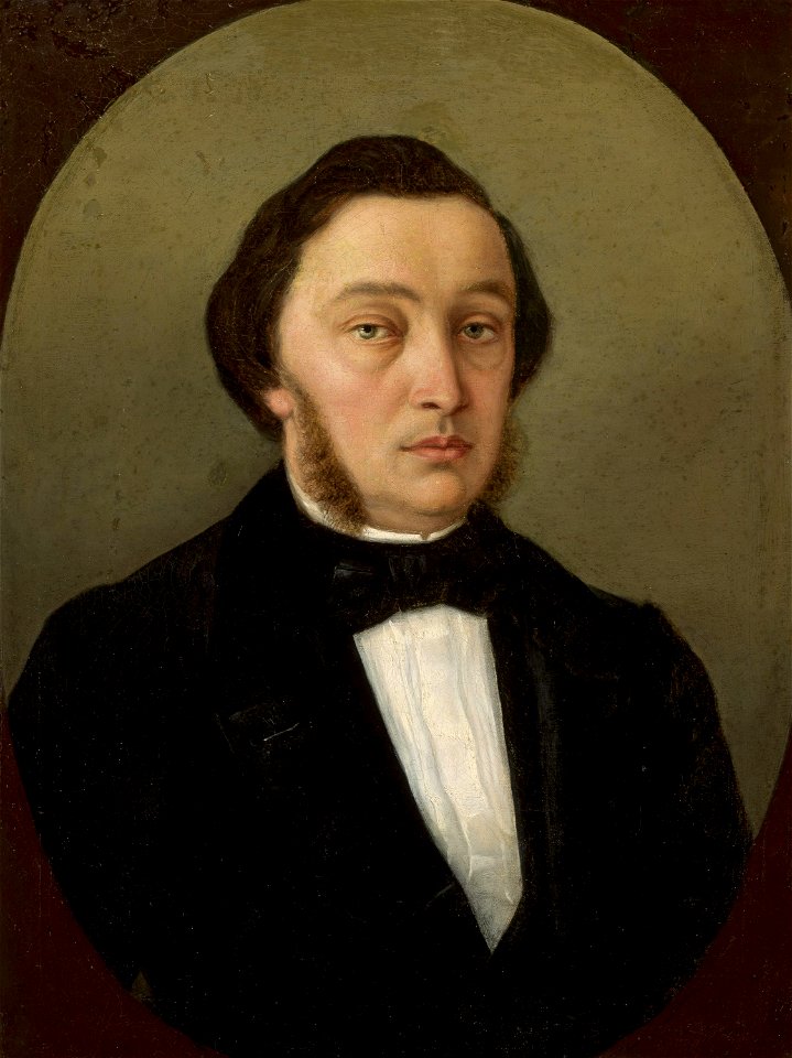 Henryk Siemiradzki - Portrait of a man with side-whiskers - 183383 MNW - National Museum in Warsaw