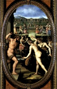 Hercules Killing the Dragon in the Garden of the Hesperides, Palazzo Vecchio, Florence