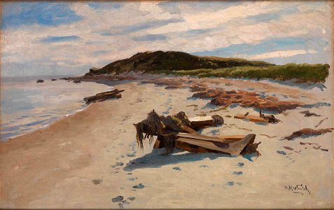 Herman Hartwich - Cape Cod, Beach - 1965.14.8 - Smithsonian American Art Museum. Free illustration for personal and commercial use.