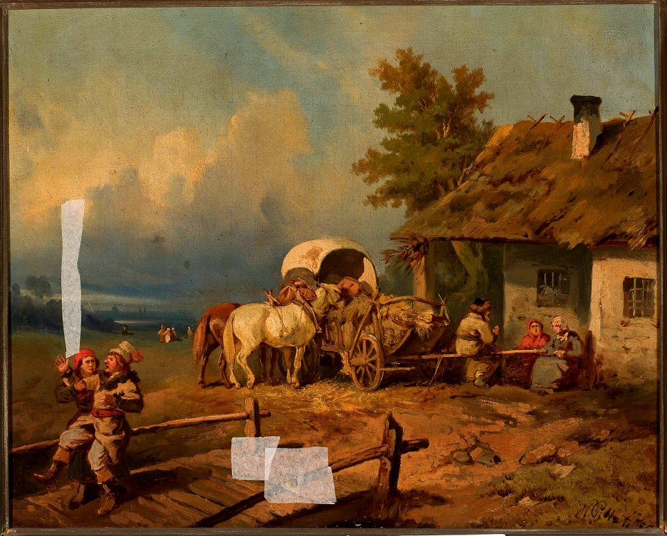 Henryk Pillati - Return from the fair - MP 2549 MNW - National Museum in Warsaw