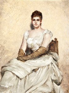 Herkomer - Miss Grant, 1886