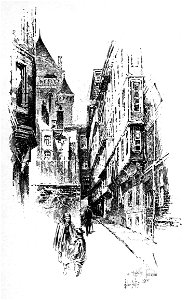 Herbert Railton - Middle Temple Lane (modified)