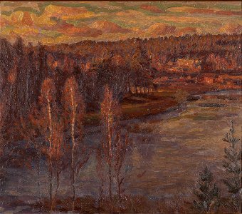 Herman Norrman Autumn at Svartån Thielska 329