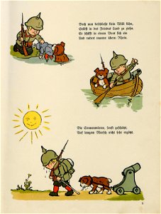 Herbert Rikli (1880-1939) - Hurra! Ein Kriegs-Bilderbuch - Stuttgart Loewes Verlag 1915 - WW1 German war propaganda 06