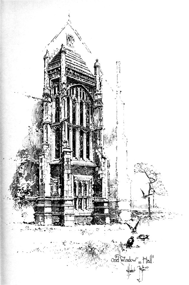 Herbert Railton - Oriel Window in Hall (modified)
