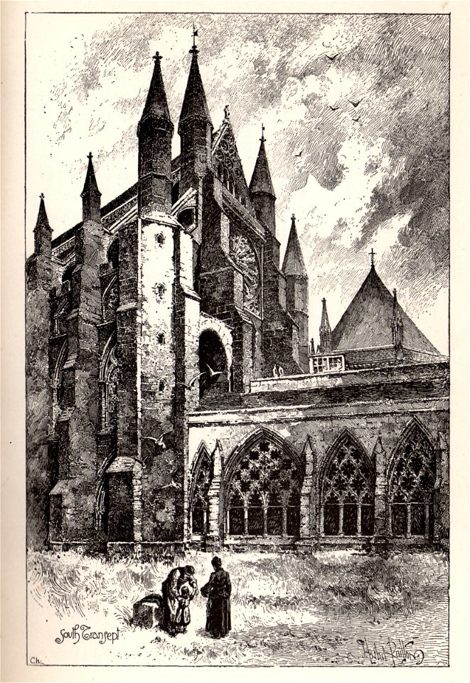 Herbert Railton South Transept A Brief Account of Westminster Abbey 1894