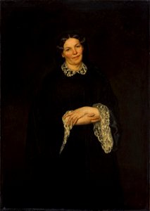 Henryk Rodakowski, Portret matki, 1853