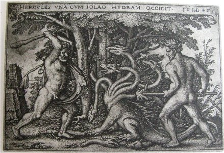 Hercules killing the Hydra, Iconotheca Valvasoriana