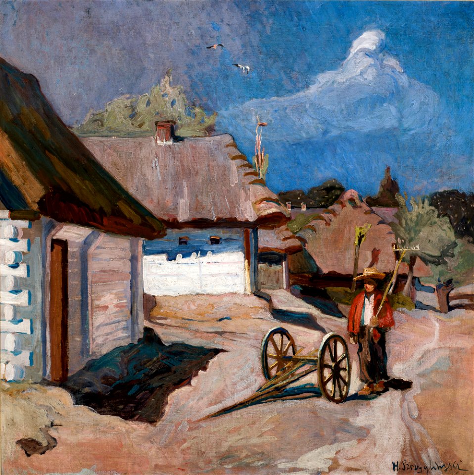 Henryk Szczygliński - Country Road - MNK II-b-279 - National Museum Kraków