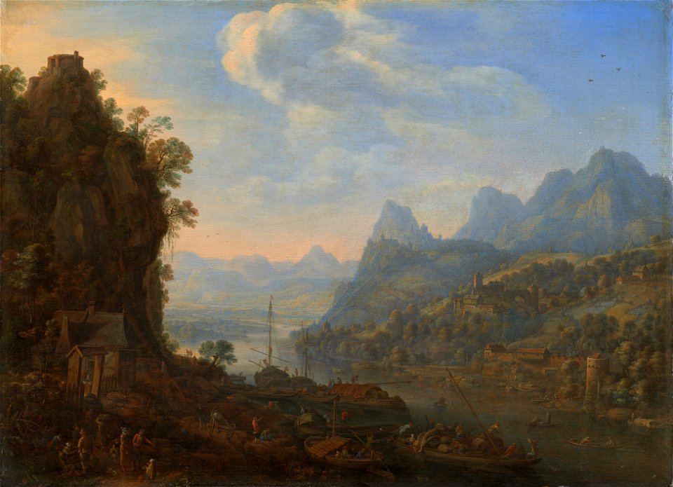 Herman Saftleven d. J. - Rheinlandschaft - GG 464 - Kunsthistorisches Museum