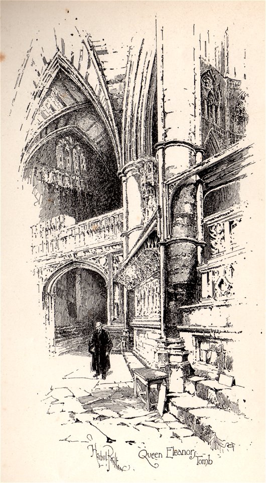 Herbert Railton Queen Eleanor's Tomb A Brief Account of Westminster Abbey 1894
