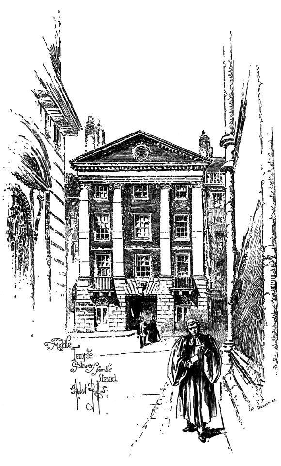 Herbert Railton - Middle Temple Gateway from the Strand (modified)