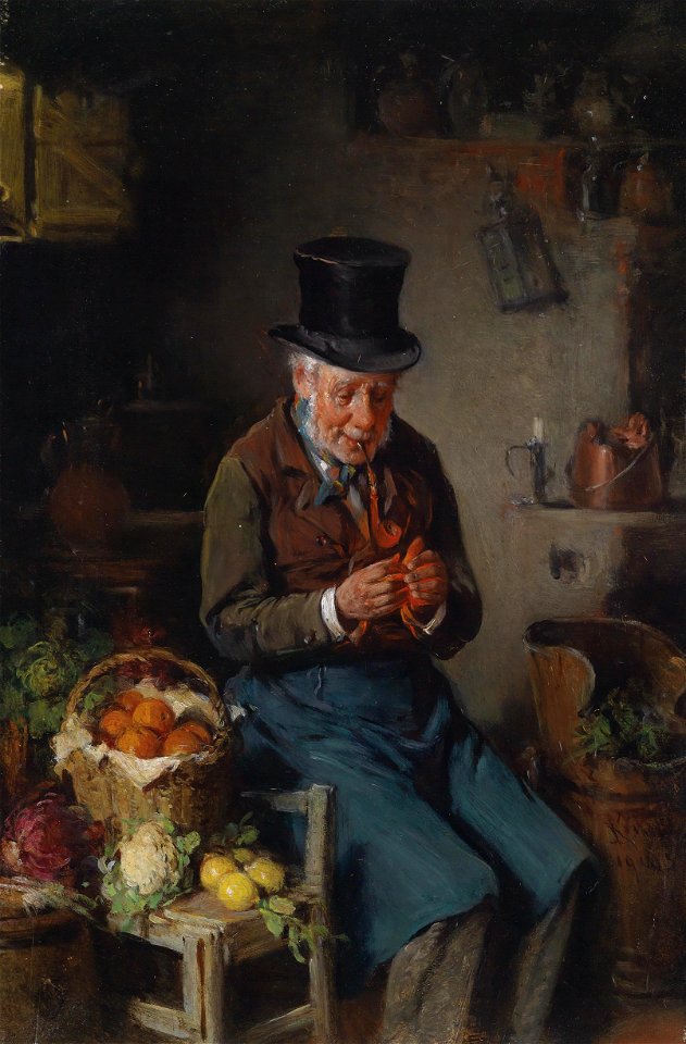 Hermann Kern Der Gemüsehändler 1906