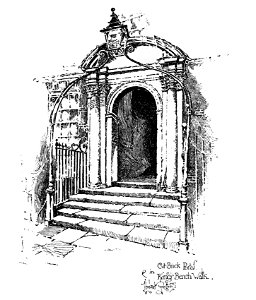 Herbert Railton - Cut-brick Portal in King's Bench Walk (modified)