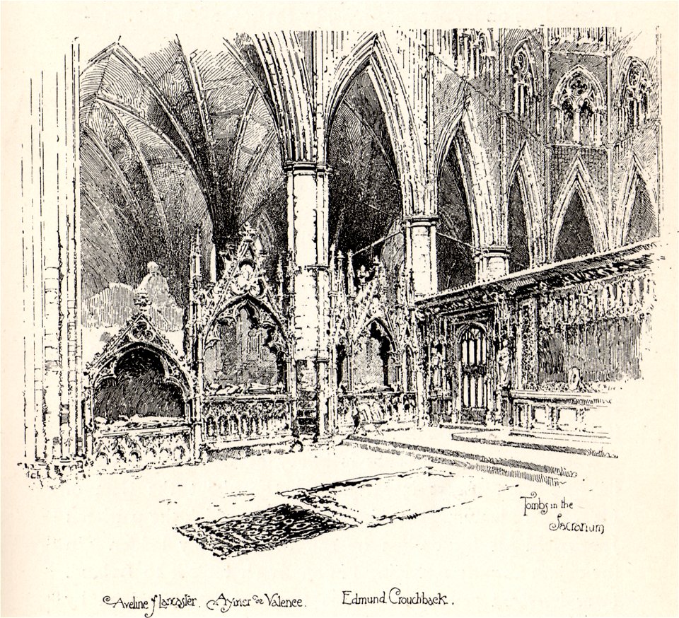Herbert Railton Tombs in the Sacrarium A Brief Account of Westminster Abbey 1894