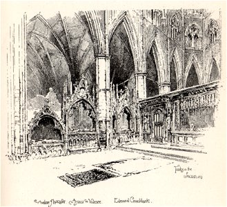Herbert Railton Tombs in the Sacrarium A Brief Account of Westminster Abbey 1894
