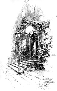 Herbert Railton - Old Doorway, Lamb Court (modified)